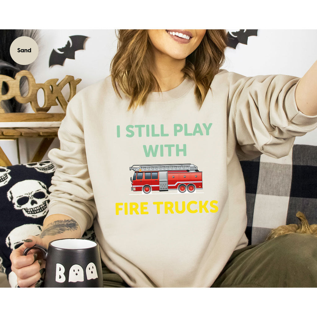 Fire Truck Shirt, Funny Fighter T-Shirt, Fireman Tee product image 21
