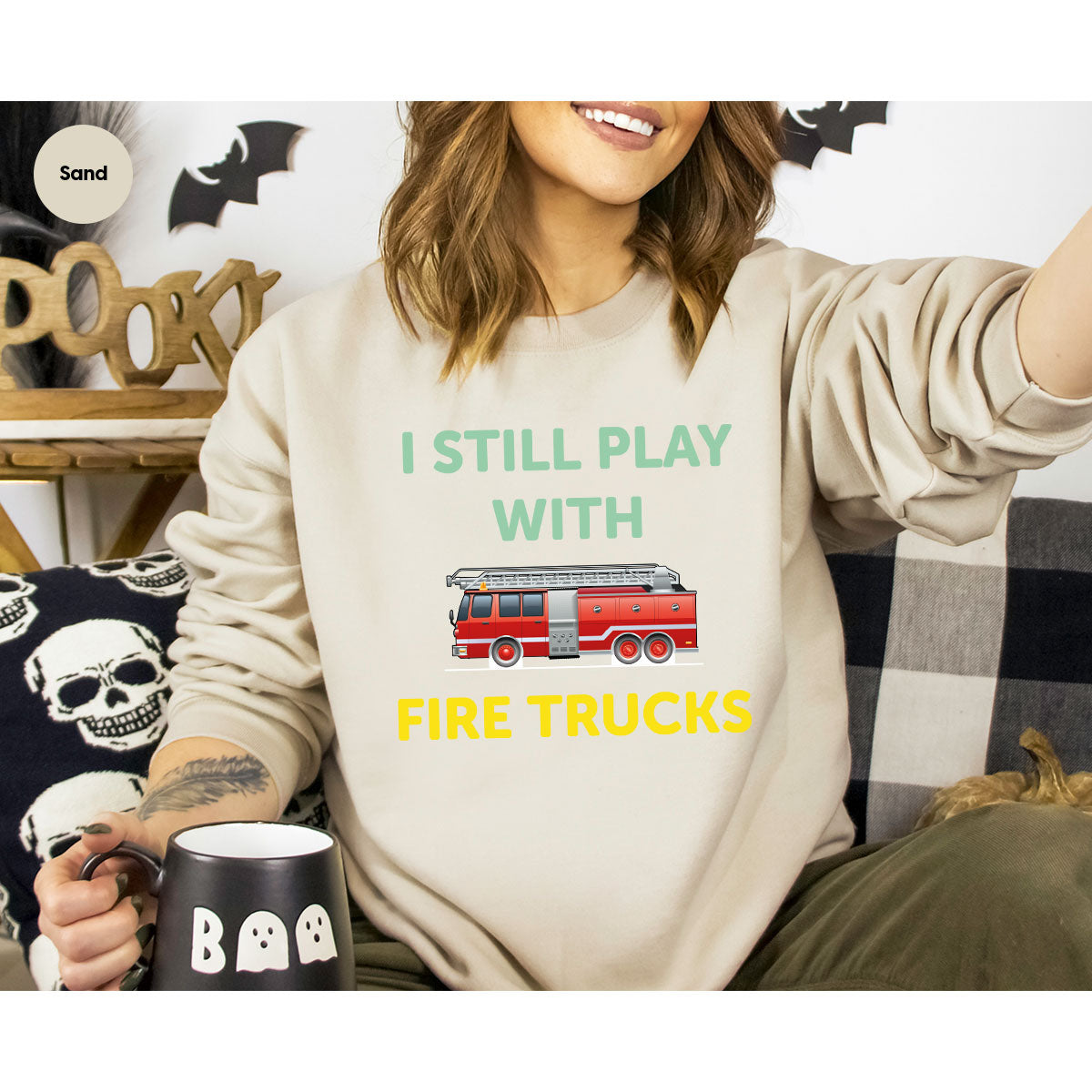 Fire Truck Shirt, Funny Fighter T-Shirt, Fireman Tee product image 21