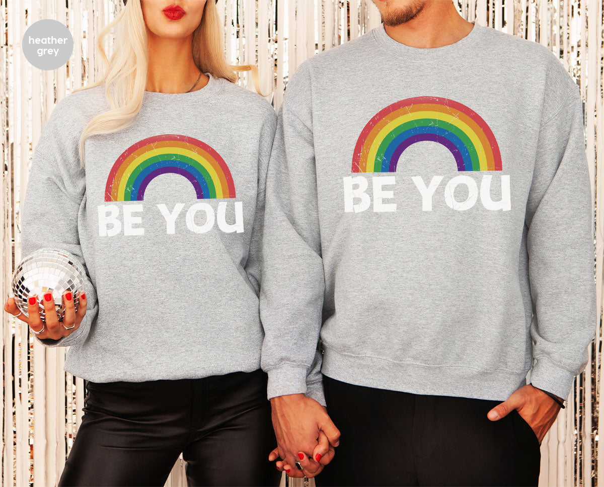 Rainbow T-Shirt, Be You Shirt, LGBT Pride product image 15