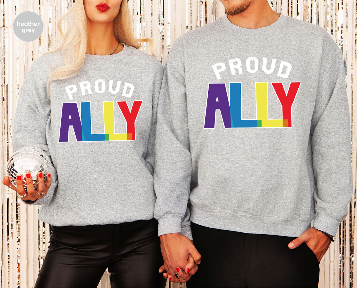 Proud Ally Shirt, LGBT T-Shirt, Tee product image 21