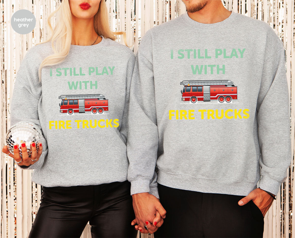 Fire Truck Shirt, Funny Fighter T-Shirt, Fireman Tee product image 22