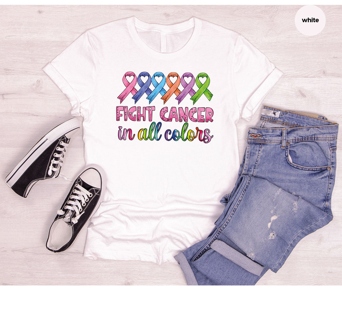 Lung Cancer Shirt, Family Support T-Shirt product image 20