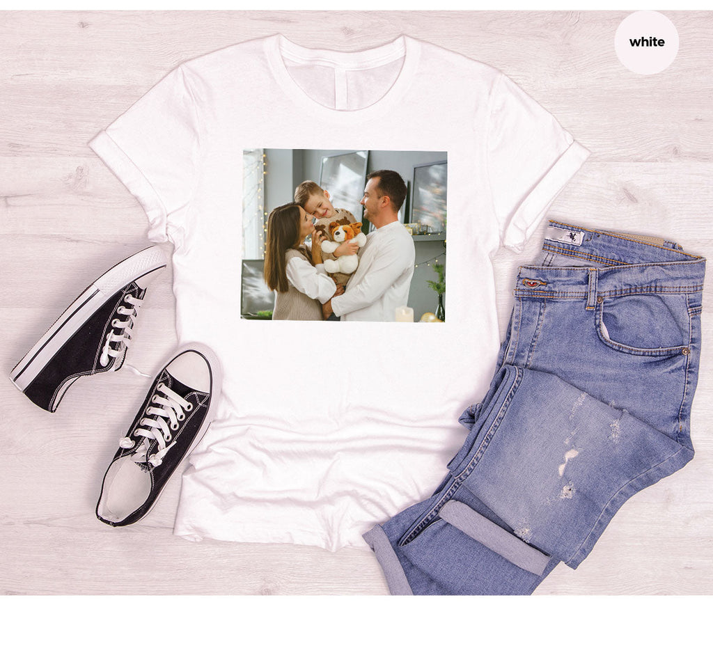 Custom Family T-Shirt, Customizable Photo Shirt, Baby Tee, product image 14