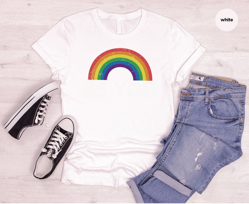 Rainbow T-Shirt, Be You Shirt, LGBT Pride product image 17