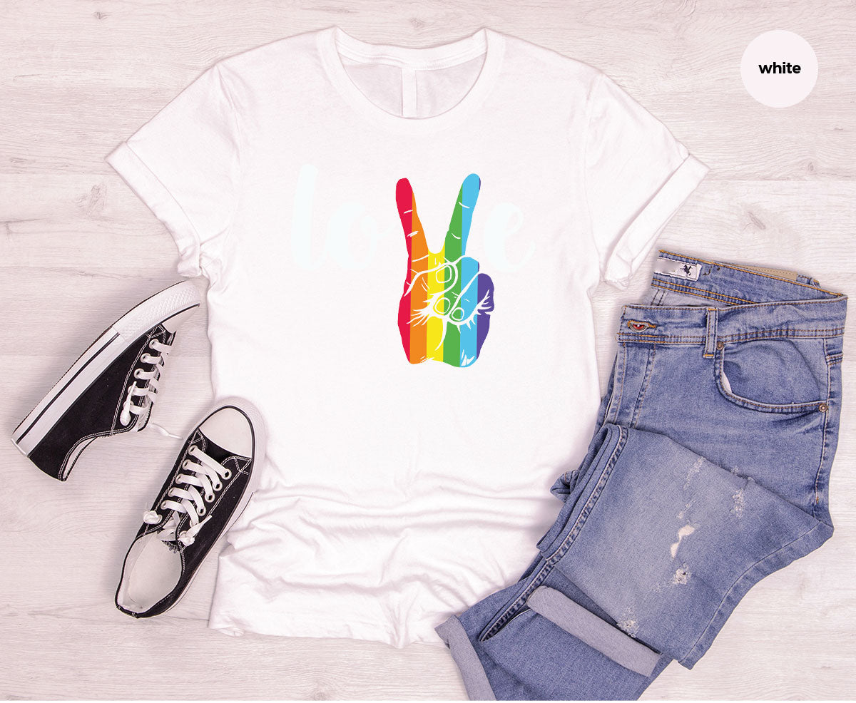 LGBT Love Shirt, Victory T-Shirt, Pride Tee, Glory product image 14