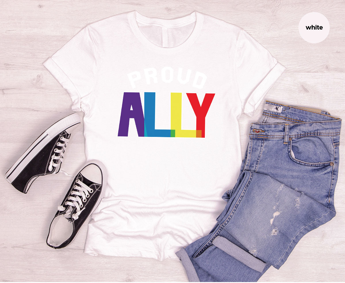Proud Ally Shirt, LGBT T-Shirt, Tee product image 23