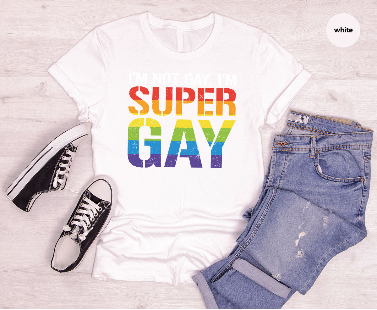 Super Gay Shirt, LGBT Power T-Shirt, Tee product image 17