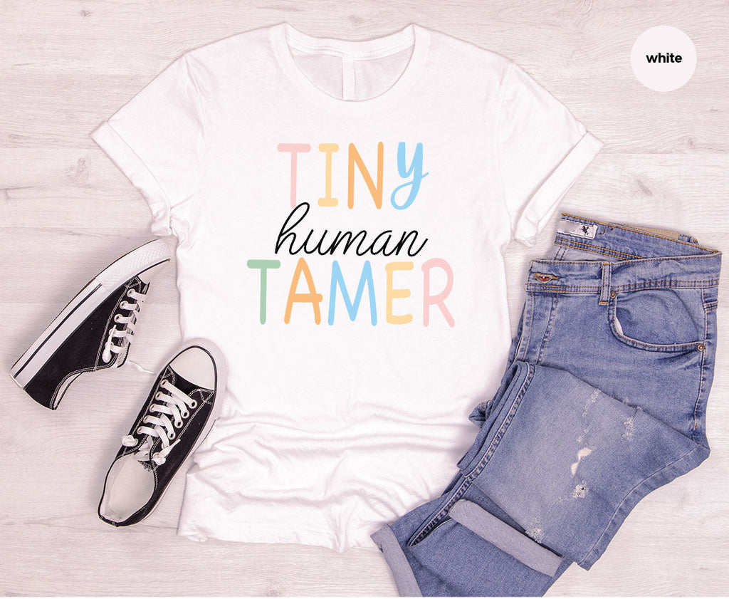 Teacher Shirt, Tiny Human Tamer, Kindergarten Preschool product image 94