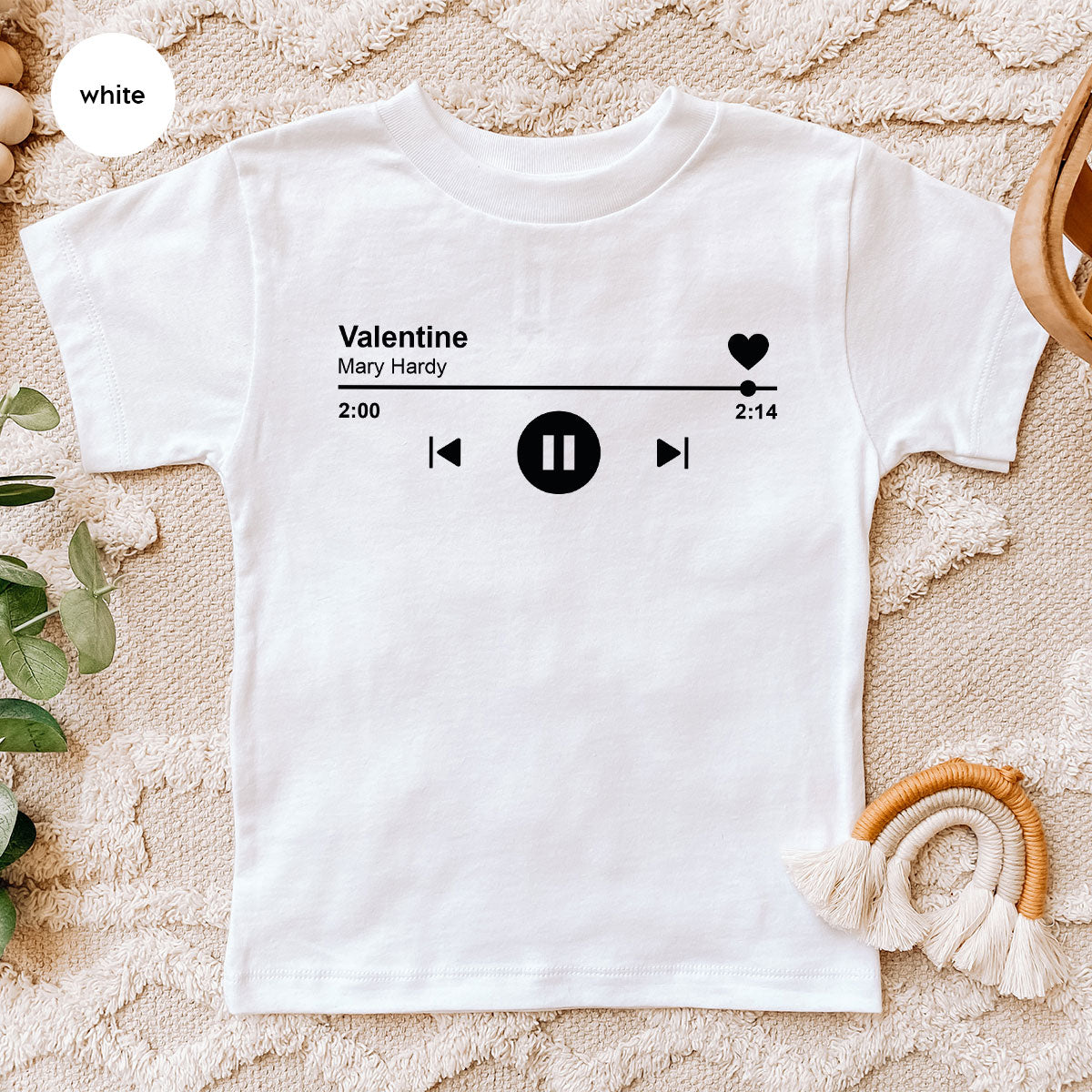 Valentine's Day Shirt, Play Music For Playlist T-Shirt product image 98