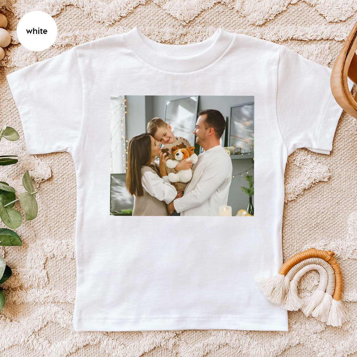 Custom Family T-Shirt, Customizable Photo Shirt, Baby Tee, product image 15