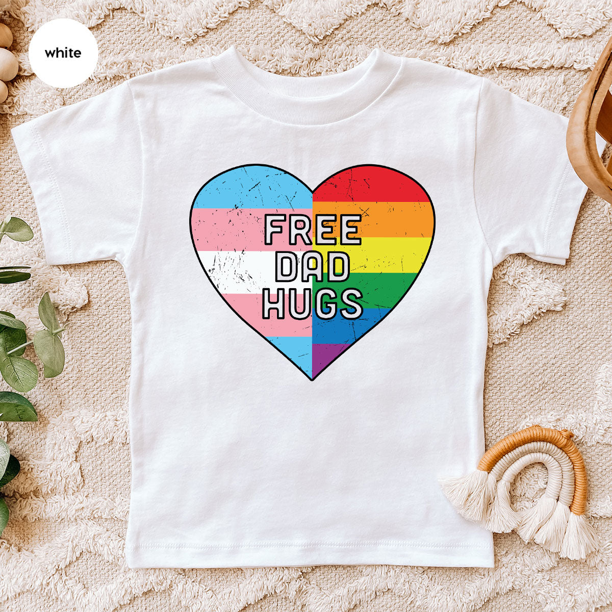Free Dad Hugs Shirt, LGBT Pride T-Shirt product image 24