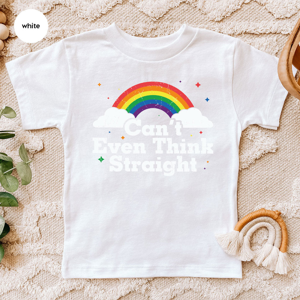 Can I Even Think Straight Shirt, Rainbow T-Shirt, LGBT product image 24