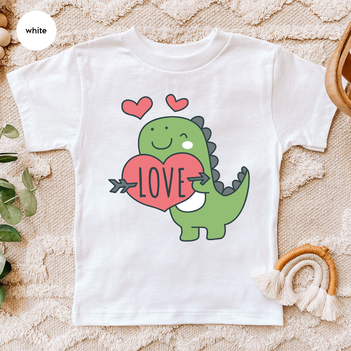 Love Shirt, Lovely Dinosaur Valentine's Day Special For product image 9