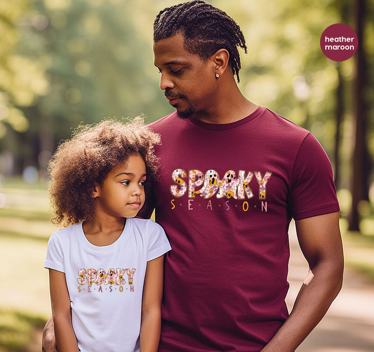 Ghost Graphic Tees, Cute Kid Halloween Shirt, Spooky product image 68