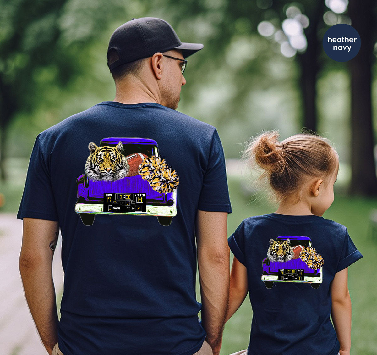 Football Truck Shirt, Tiger Graphic Tees, Mom TShirt, Gifts product image 26