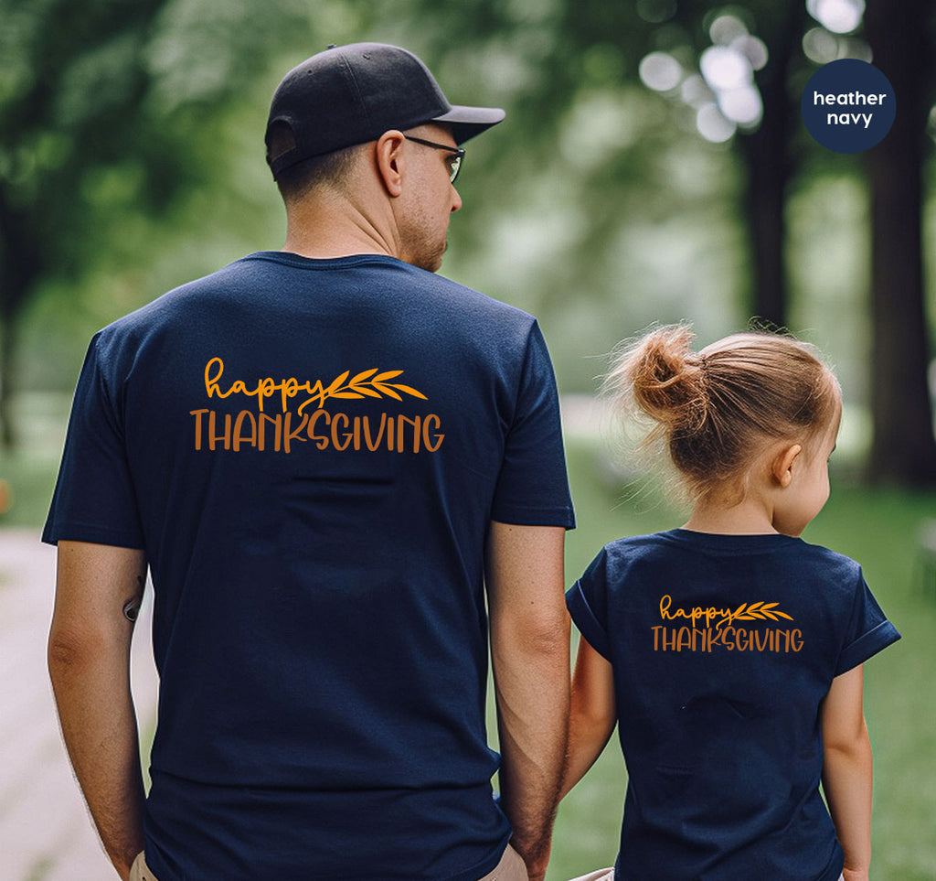 Happy Thanksgiving Shirt, Fall Crewneck Sweatshirt, Family product image 8