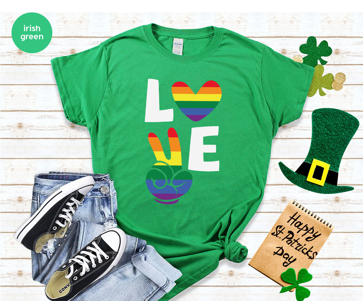 LGBT Love Shirt, Rainbow Glory T-Shirt, Pride Tee product image 7