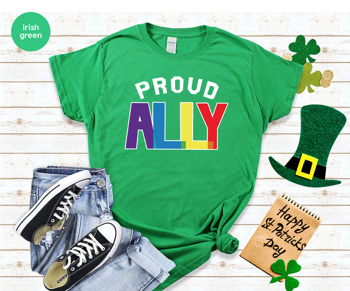 Proud Ally Shirt, LGBT T-Shirt, Tee product image 7
