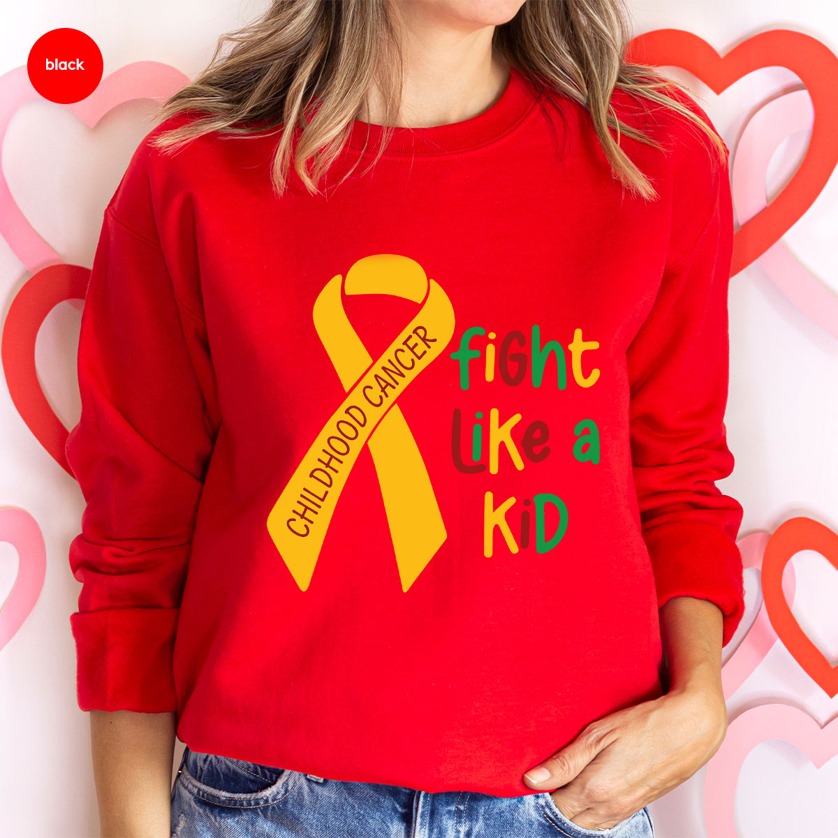 Fighting Like A Kid Shirt, Cancer Fight Childhood Canver product image 1