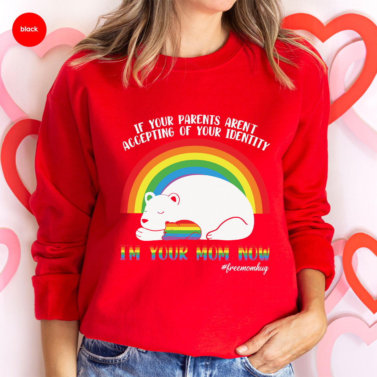 I'm Your Mom Now T-Shirt, Cute LGBT Glory Tee product image 15