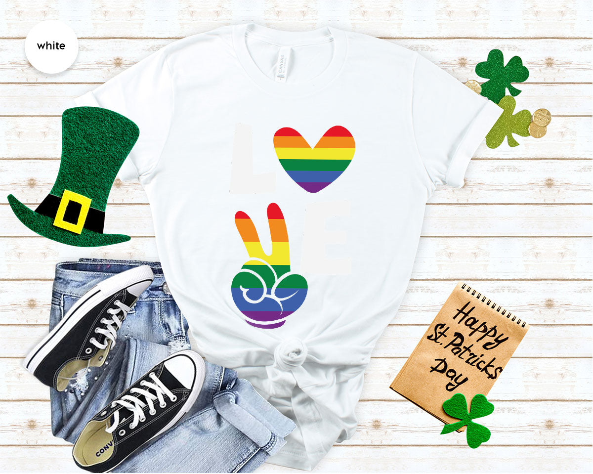 LGBT Love Shirt, Rainbow Glory T-Shirt, Pride Tee product image 20