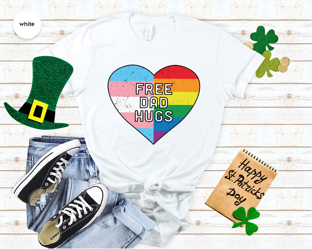 Free Dad Hugs Shirt, LGBT Pride T-Shirt product image 20