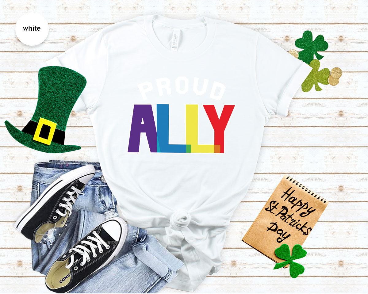 Proud Ally Shirt, LGBT T-Shirt, Tee product image 20