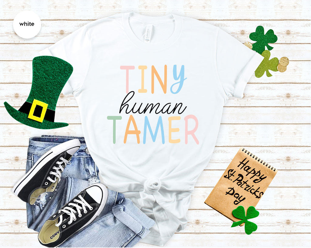 Teacher Shirt, Tiny Human Tamer, Kindergarten Preschool product image 91