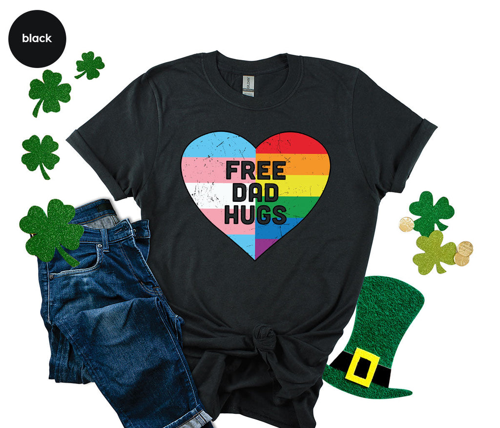 Free Dad Hugs Shirt, LGBT Pride T-Shirt product image 19