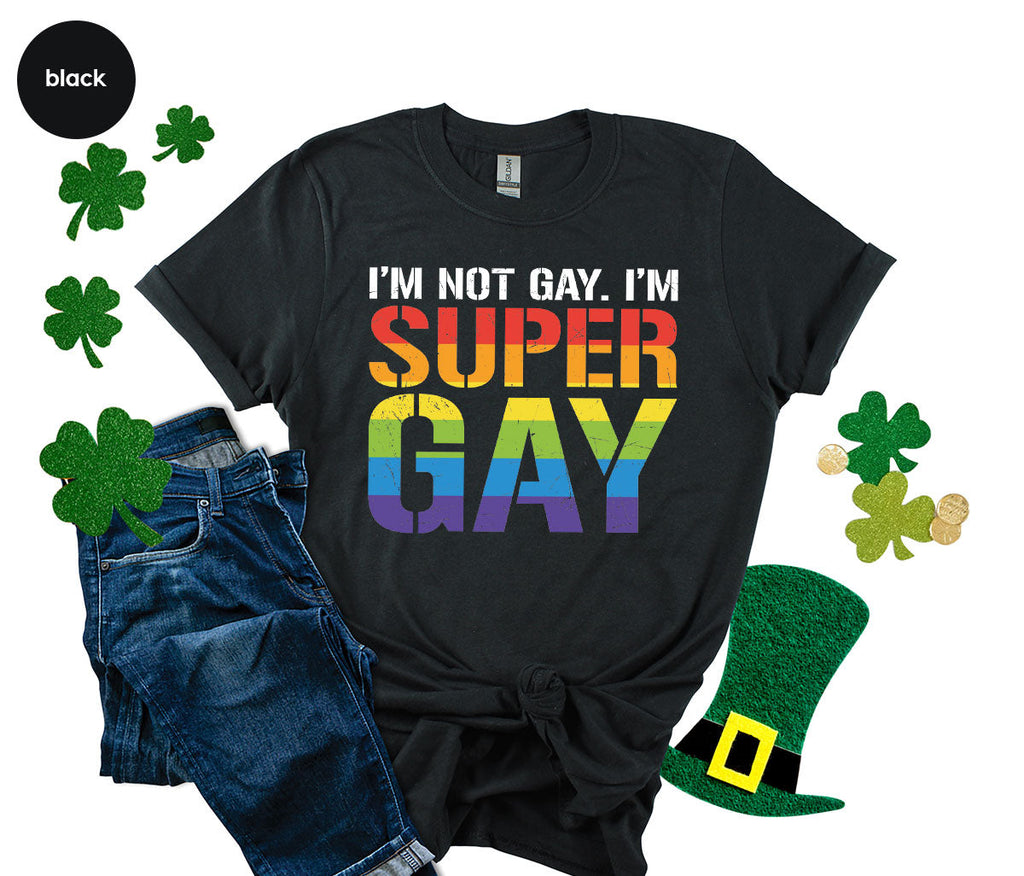 Super Gay Shirt, LGBT Power T-Shirt, Tee product image 13
