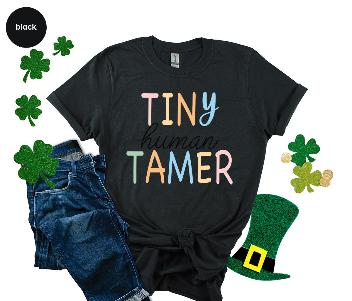 Teacher Shirt, Tiny Human Tamer, Kindergarten Preschool product image 90