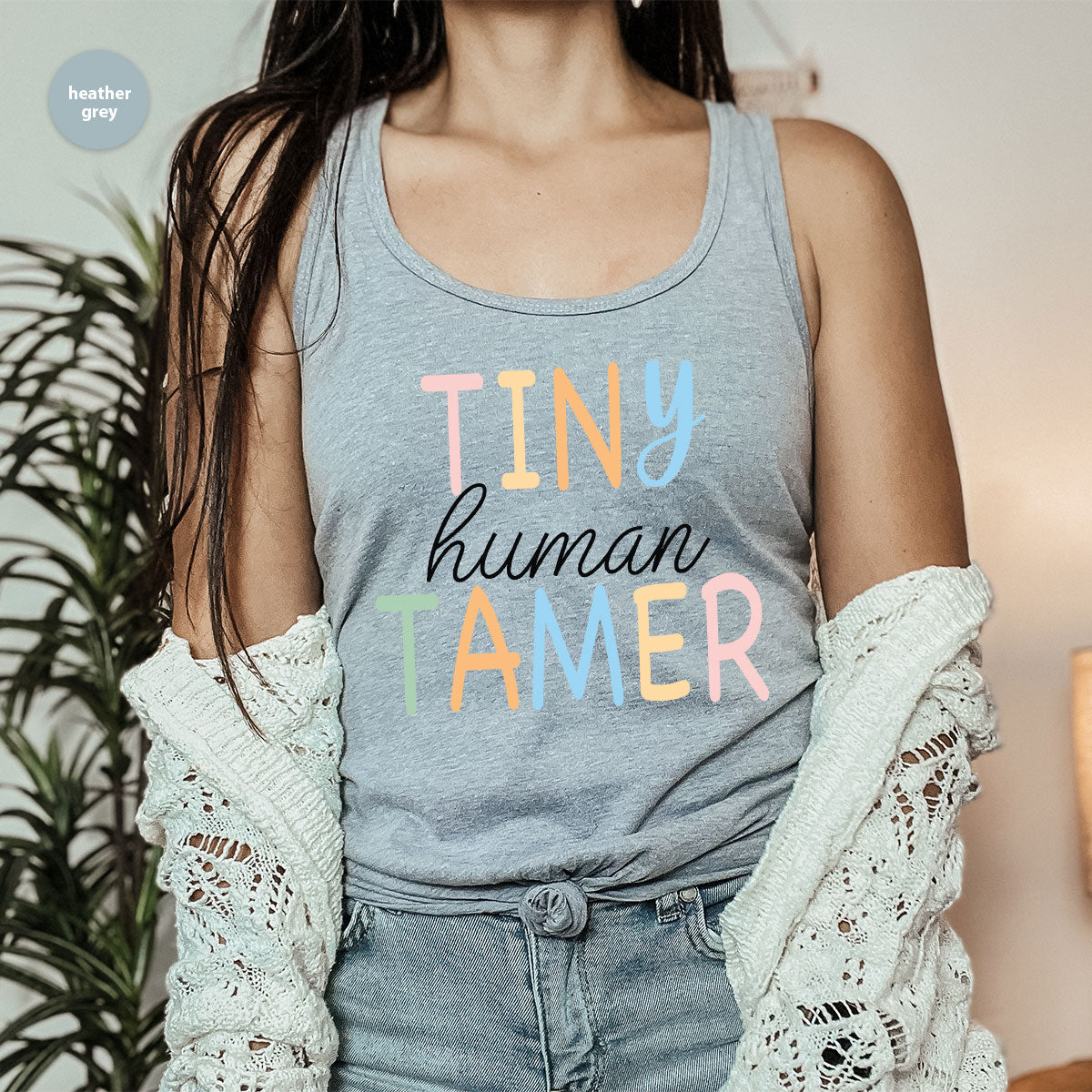 Teacher Shirt, Tiny Human Tamer, Kindergarten Preschool product image 89