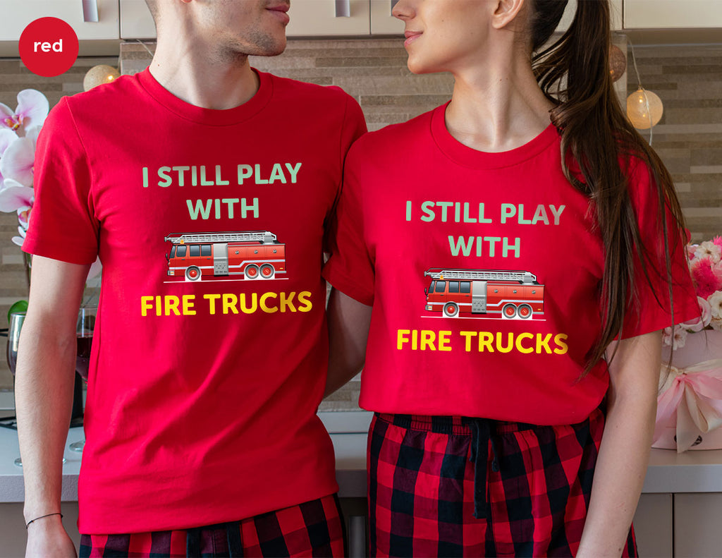 Fire Truck Shirt, Funny Fighter T-Shirt, Fireman Tee product image 23