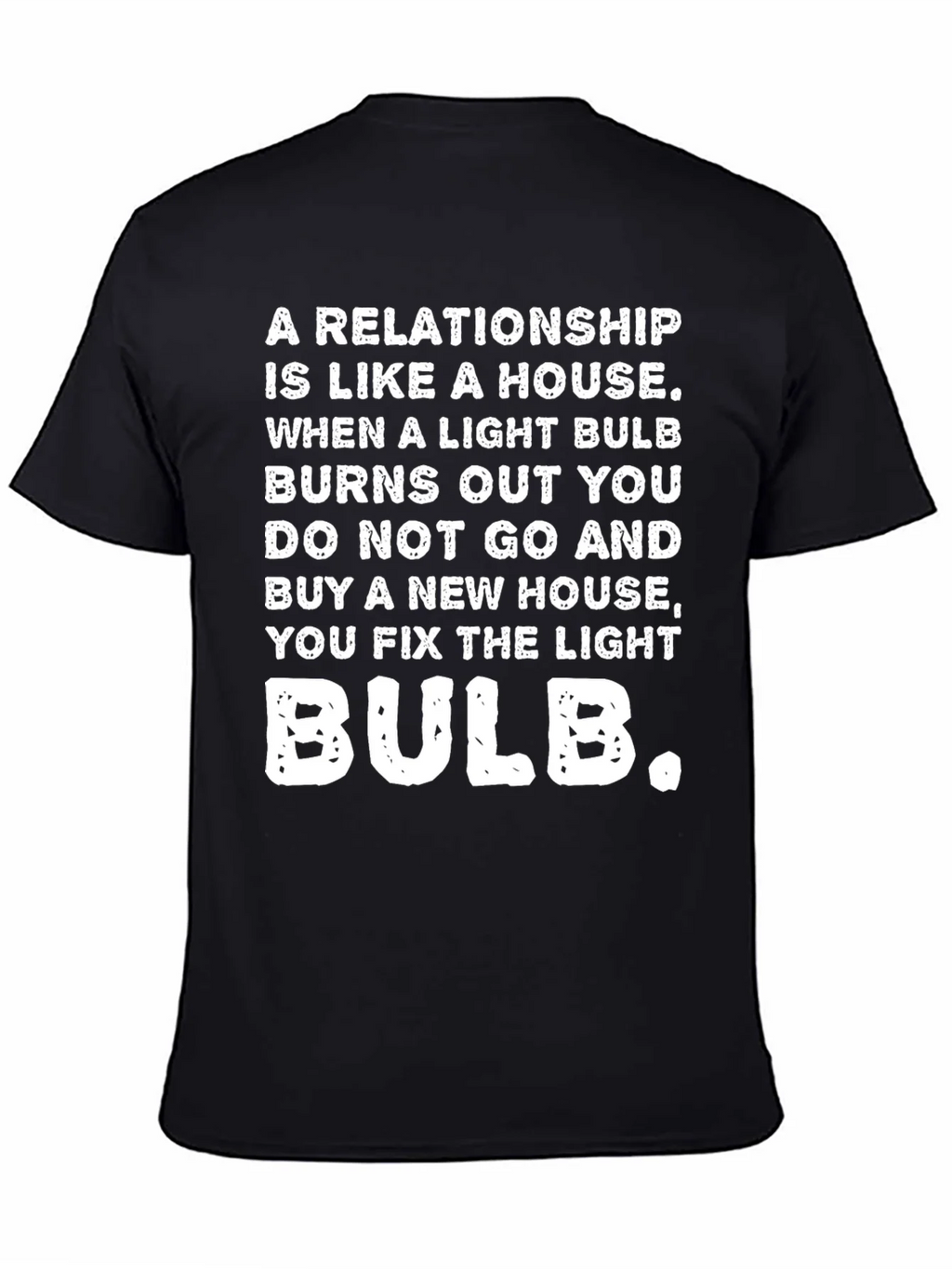 Relationship Light Bulb T-Shirt product image 3