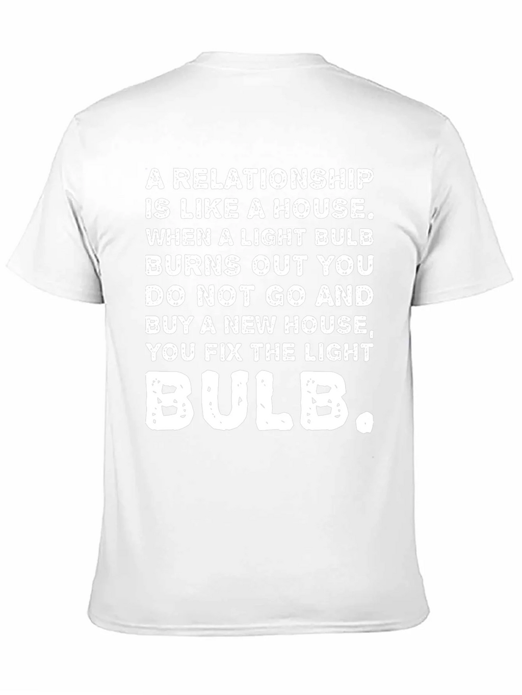 Relationship Light Bulb T-Shirt product image 5