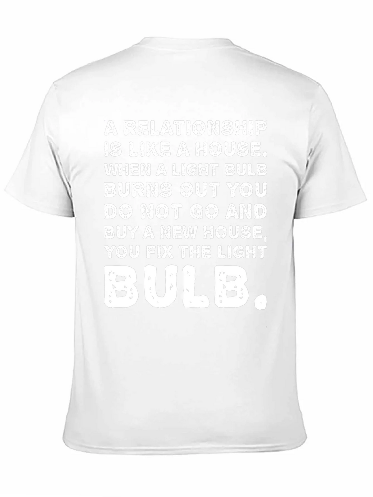 Relationship Light Bulb T-Shirt product image 5