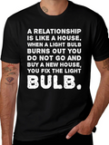 Relationship Light Bulb T-Shirt product image 1