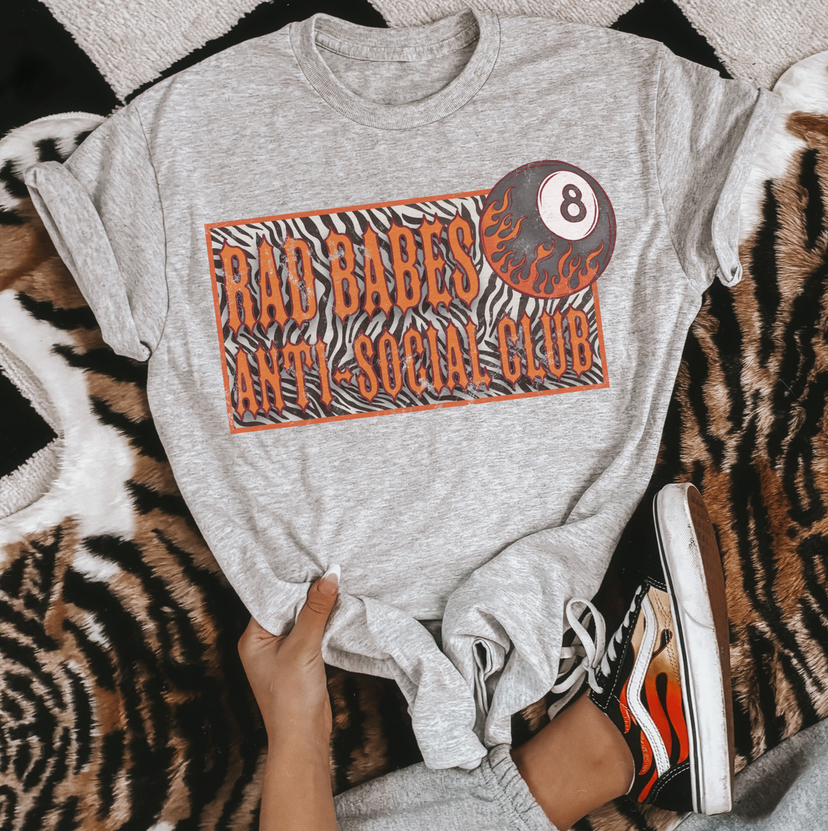 Zebra Rad Babes Sublimation Tee product image 1