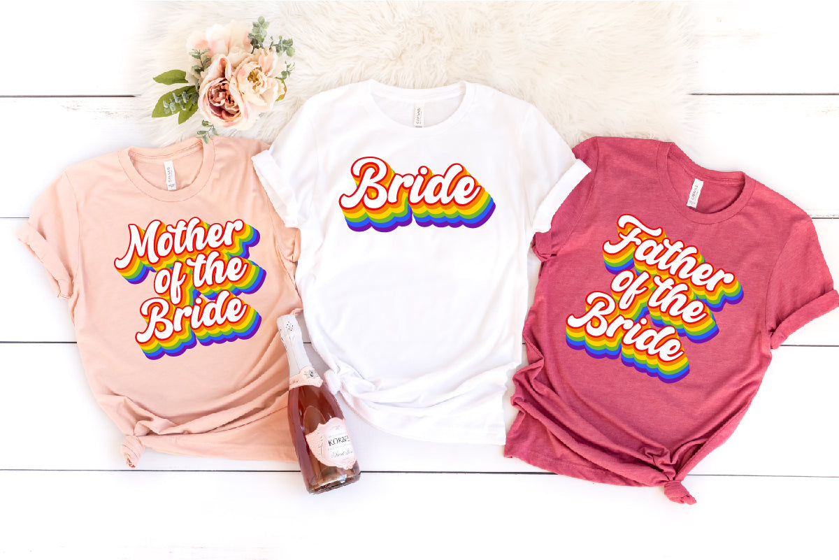 Bride T-Shirt, Squad Shirt, Father Of Mother Of product image 2