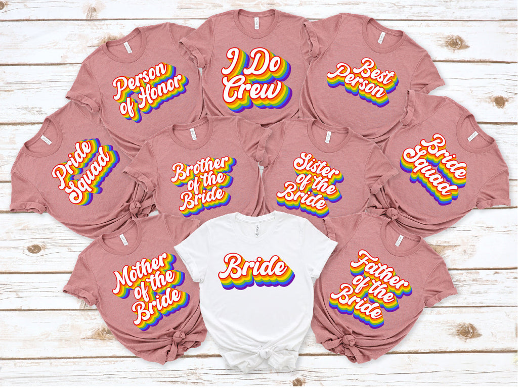 Bride T-Shirt, Squad Shirt, Father Of Mother Of product image 3