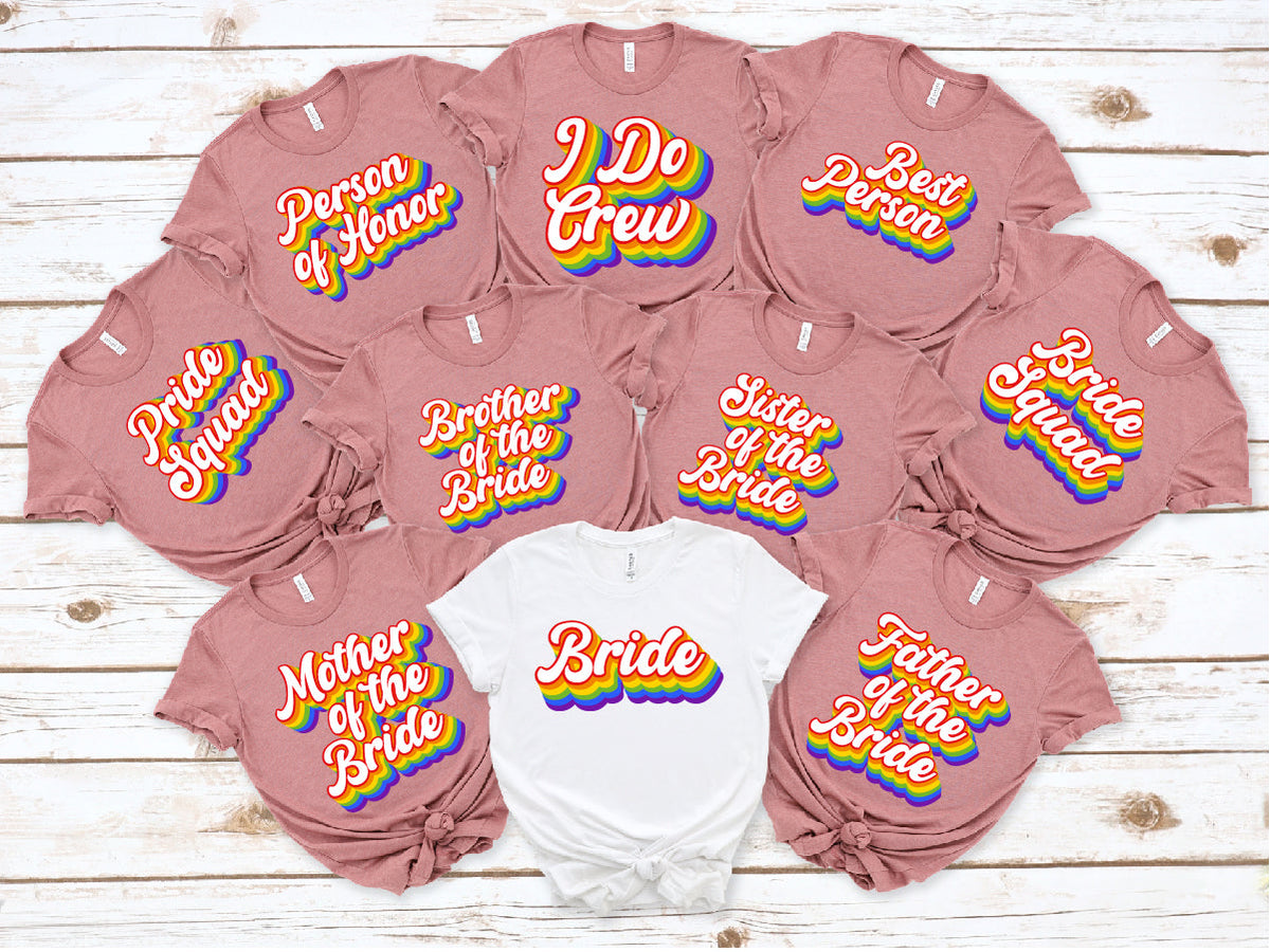 Bride T-Shirt, Squad Shirt, Father Of Mother Of product image 3