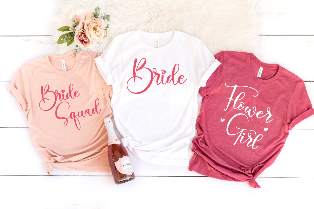 Team Bride Shirt, Bridal Gift Tee, Bridemaid T-Shirt product image 1