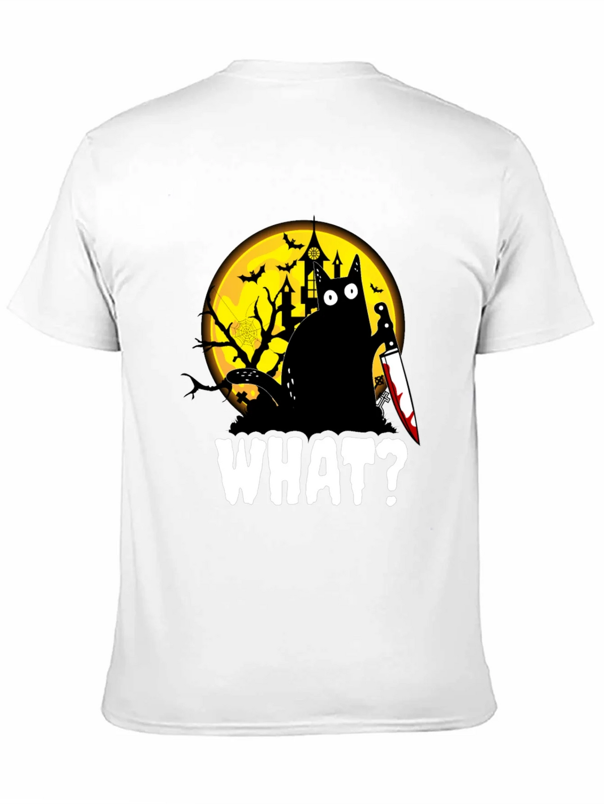 Halloween Cat T-Shirt - What? product image 1
