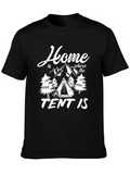 Home is Where the Tent Is - Camping T-Shirt product image 1