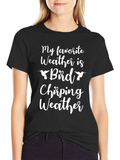 Bird Chirping Weather Graphic T-Shirt product image 1