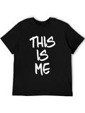 This Is Me Black Crew Neck T-Shirt product image 1