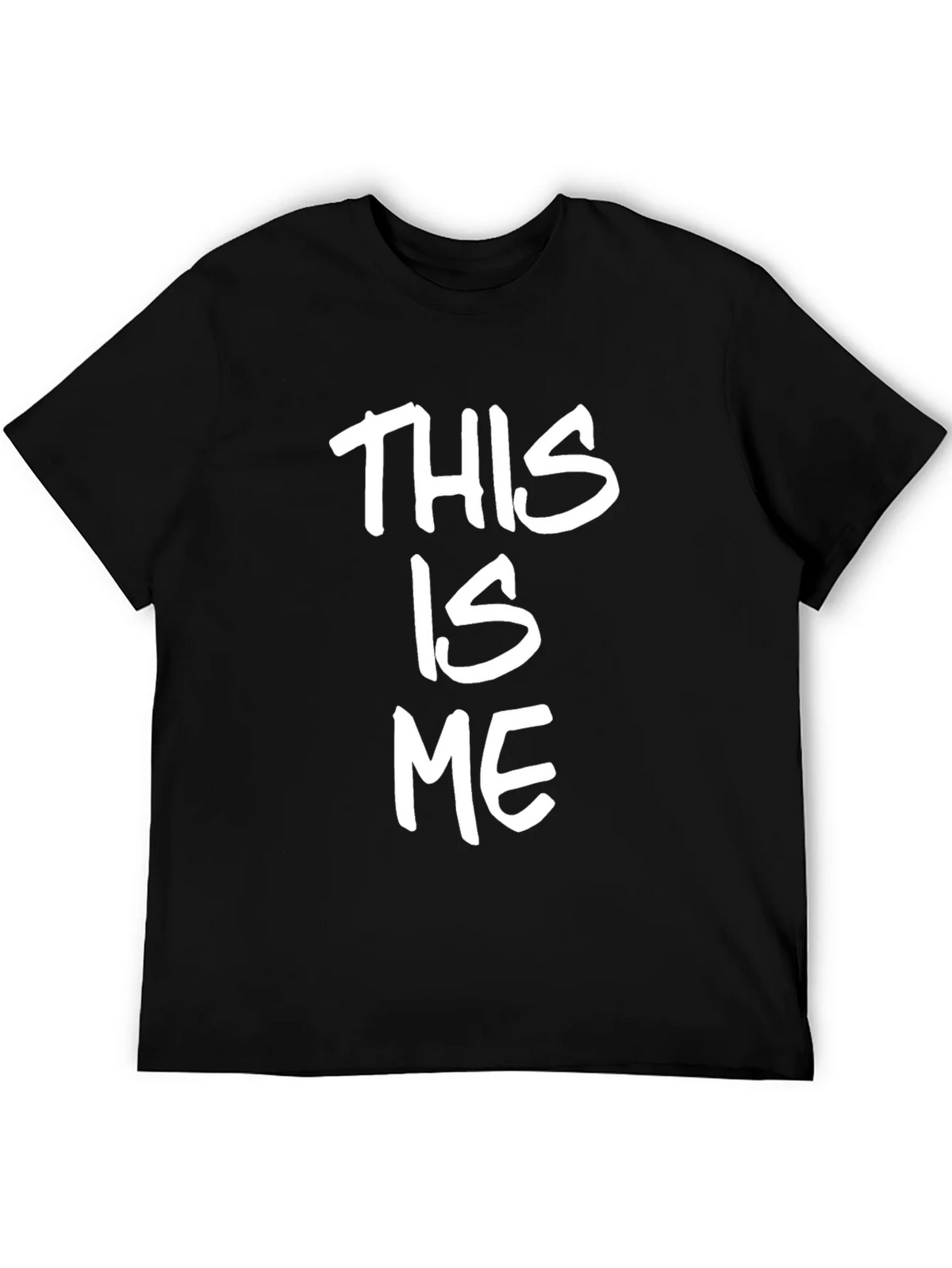 This Is Me Black Crew Neck T-Shirt product image 1