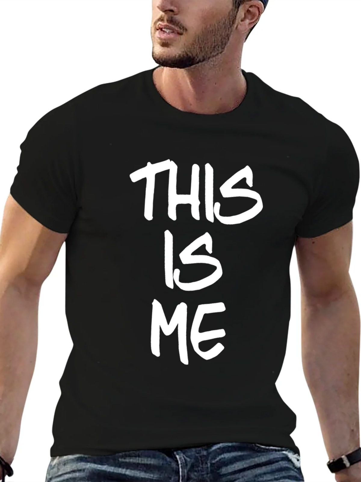 This Is Me Black Crew Neck T-Shirt product image 2