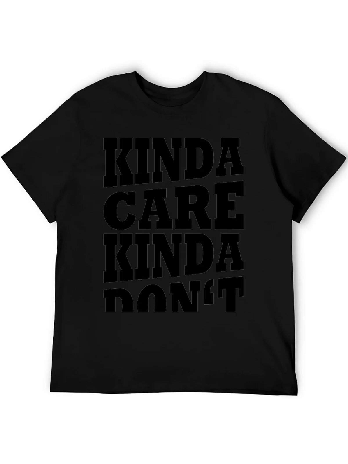 Kinda Care Dont Graphic Tee product image 3