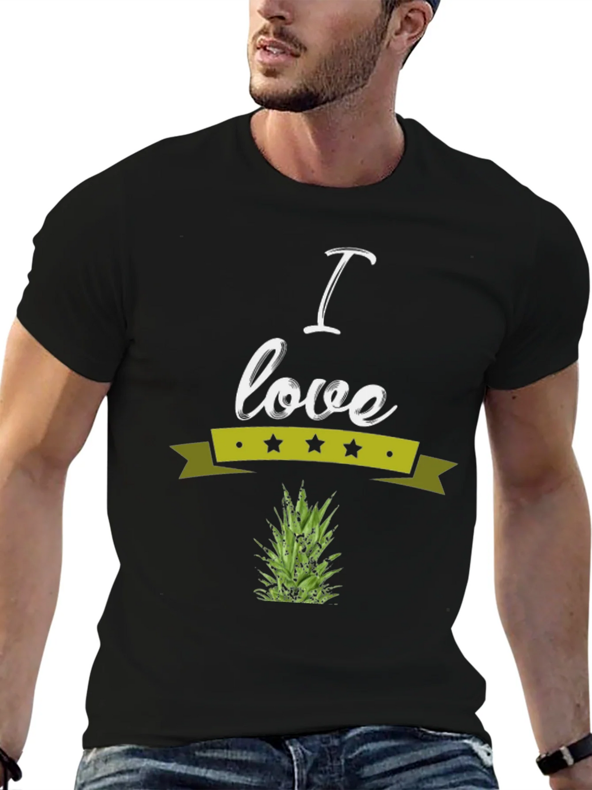 I Love Pineapple Graphic Tee - Soft Cotton Blend product image 2